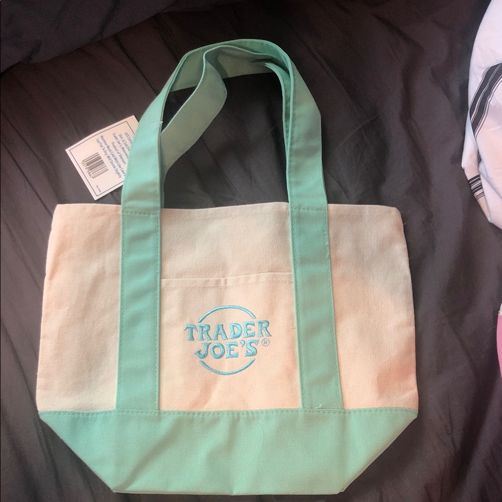 Mint Canvas Tote Bag